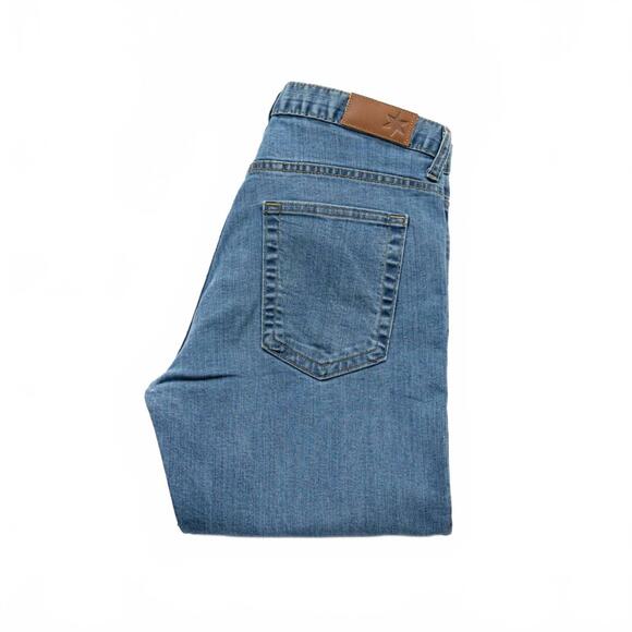 NEW DEARBORN DENIM boot cut jeans in light wash
